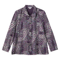 ケアファッション らくらくブラウス パープル L W0182058612 1着（直送品）