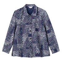 ケアファッション らくらくブラウス ネイビー L W0182058622 1着（直送品）