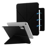 iPad 11インチ (A16)/iPad 10.9インチ (第10世代) 磁気吸着式ケース ブラック（直送品）