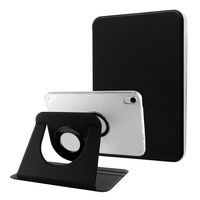 iPad mini 8.3インチ (A17 Pro/第6世代) 縦横スタンド可能 360度回転 分離型ハイブリッドケース ブラック（直送品）