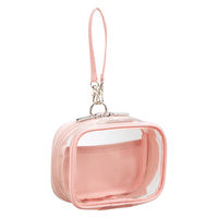 リヒトラブ myfa デコレーションボックスポーチ ミニミニ・ワイド 推し活 シャーベットピンク A3308-12 1個（直送品）