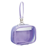 リヒトラブ myfa デコレーションボックスポーチ ミニミニ・ワイド 推し活 ライラックパープル A3308-10 1個（直送品）