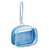 リヒトラブ myfa デコレーションボックスポーチ ミニミニ・ワイド 推し活 パウダーブルー A3308-14 1個（直送品）