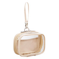 リヒトラブ myfa デコレーションボックスポーチ ミニミニ・ワイド 推し活 シフォンベージュ A3308-16 1個（直送品）