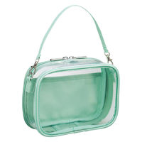 リヒトラブ myfa デコレーションボックスポーチ ミニ・ワイド 推し活 ミントグリーン A3309-19 1個（直送品）