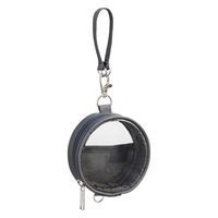 リヒトラブ myfa デコレーションサークルポーチ 推し活 チャコールブラック A3330-24 1個（直送品）