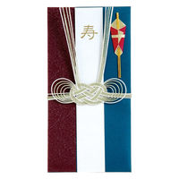 学研ステイフル 学研 CG金封あわじ結び(海老茶×紺) E05502 1セット(1枚×6)（直送品）