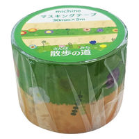 エヒメ紙工 michinoマスキングテープ 散歩の道 MICHI-06 1セット(1巻×10)（直送品）