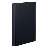 リヒトラブ AQUA DROPs クリヤーブック<ポケット交換タイプ> ファイル A5 黒 N5012-24 1冊（直送品）