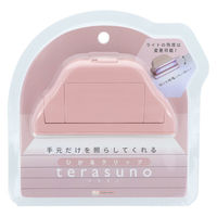 サンスター文具 ひかるクリップ terasuno ピンク S3625133 1セット(1個×3)（直送品）