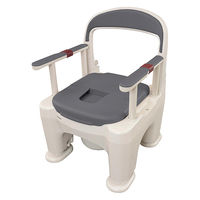 パナソニック エイジフリー 座楽 ラフィーネ(前後傾斜脚なし)/ハーモニーブルー/長穴プラスチック便座 PN-L30205A 1台（直送品）