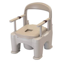 パナソニック エイジフリー 座楽 ラフィーネ(前後傾斜脚なし)/ベージュ/長穴プラスチック便座 PN-L30205BE 1台（直送品）