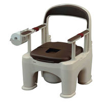 パナソニック エイジフリー 座楽 ラフィーネ(前後傾斜脚付き)/モカブラウン/長穴あたたか便座 PN-L30208B 1台（直送品）