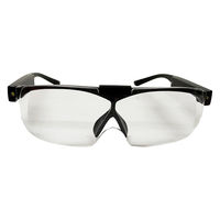 坂謙 ハネアゲ式 メガネ型ルーペ LEDライト付き 6300090795 1個（直送品）