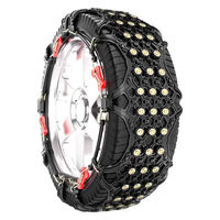 万方商事 非金属タイヤチェーン タイヤ2本分入り 取付道具付き T7 ee107-t7 1S(2個)（直送品）