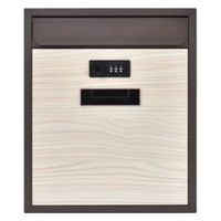 万方商事 壁掛けポスト ナチュラル 縦型 sg174-tate-na 1個（直送品）