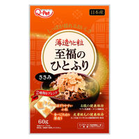 QーPet 薄造りと粒 至福のひとふり ささみ 国産 60g 1袋 九州ペットフード ドッグフード 犬用 おやつ