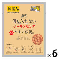 何も入れない サーモンだけのたまの伝説 国産 35g 6袋 三洋食品 キャットフード 猫用 ウェット パウチ