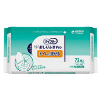 ユニ・チャーム GライフリーおしりふきProトイレに流せる72枚/袋/- 15216 1袋（直送品）