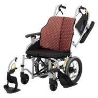 日進医療器 シン・ウルトラシリーズ 介助用 低座面 NAH-SU7・Lo/カキチャ(柿茶) NAH-SU7・Lo 1台（直送品）