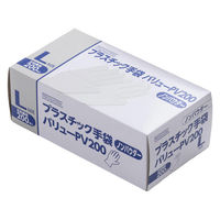 中部物産貿易 プラスチック手袋バリュー PV-200/ケース/L 127402 1ケース(20過去入)（直送品）
