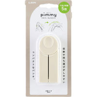 ライオン事務器 ライオン 小型パンチ<ピミー> KP-5 アイボリー(IV) 20011 1セット(1台×4)（直送品）