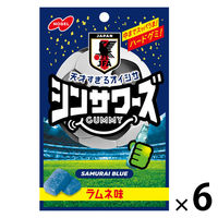 グミ 食べきりサイズ シンサワーズグミ　ラムネ味 50g 1セット(1個×6)