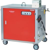スーパー工業 【26年3月末まで高圧ホース20m仕様キャンペーン】 100V温水高圧洗浄機 SHJー1105S 貯湯式ボイラータイプ 1台（直送品）