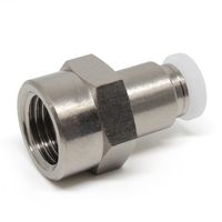 日本ピスコ PISCO チューブフィッティング PCF1/4-02 1セット(10個) 558-2545（直送品）