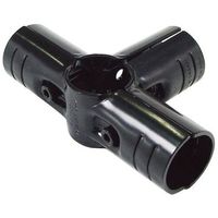 矢崎化工 yazaki イレクター φ42 メタルジョイント LJー3A ブラック 1個 564-7856（直送品）