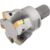 イスカル エンドミルカッター ミル4フィード FFQ4 DーMー06 D32-07-M16-06 1個 698-4044（直送品）