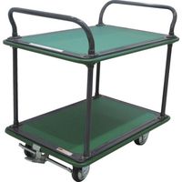 トラスコ中山 TRUSCO ハイグレード運搬車 2段式両袖 946X646 ストッパー付 305SEBN 1台 698-3860（直送品）