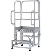 アルインコ 作業台 金具SUS仕様フルセット手すり付き CMT256AST 1台 835-7780（直送品）