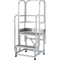 アルインコ 作業台 金具SUS仕様フルセット手すり付き CMT266AST 1台 835-7782（直送品）