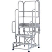 アルインコ 作業台 金具SUS仕様フルセット手すり付き CMT376AST 1台 835-7786（直送品）