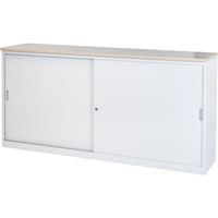 TRUSCO CVAカウンター W1800書庫型ハイカウンター(天板カラー:ナチュラル(木目調)) CVA-18HS-NA 1台（直送品）