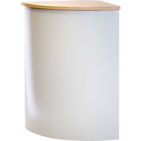 トラスコ中山 TRUSCO CVAカウンター 外コーナーハイカウンター(天板カラー:ナチュラル(木目調)) CVA-90HR-NA 1台（直送品）