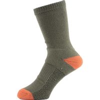 靴下 ASHITOMO WORKING SOCKS 長靴専用 先丸クルー オリーブ 1足組 S(23―25cm) SWNC134S 1足（直送品）