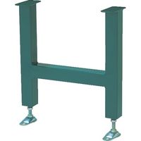 三鈴工機 三鈴 スチール製重荷重用固定脚 KH型支持脚 幅200 呼称高H850±45mm KH-2085 1台 858-4175（直送品）