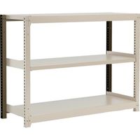 TRUSCO スチールラック M2型軽中量棚 1160X450XH900 3段 単体 ネオグレー M2-3443 NG 1セット(1台)（直送品）