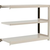 TRUSCO スチールラック M2型軽中量棚 1160X450XH900 3段 連結 ネオグレー M2-3443B NG 1セット(1台)（直送品）