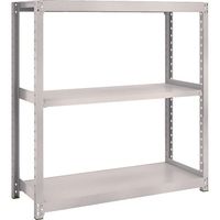 TRUSCO スチールラック M2型軽中量棚 1460X600XH900 3段 単体 ネオグレー M2-3563 NG 1セット(1台)（直送品）