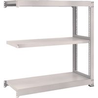 トラスコ中山 TRUSCO スチールラック M3型中量棚 1200X921XH900 3段 連結 ネオグレー M3-3493B NG 1台（直送品）