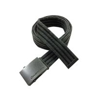 カヴァーワーク ローラーバックルベルト ブラック 110cm 3本 FT-1052-BK 1セット(3本)（直送品）