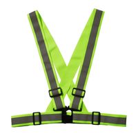 カヴァーワーク ストレッチリフレクションベルト 蛍光グリーン 3本 FT-GS-60-3P 1セット(5個)（直送品）