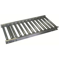 三鈴工機 三鈴 スロットインSUSローラコンベヤMUS型Ф38×1T 幅600 1M MUS38-600510 1台 858-3656（直送品）