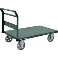 トラスコ中山 TRUSCO 鋼鉄製運搬車 1200X750 アルティミットウレタンキャスター PH-1AU 1台 697-4036（直送品）