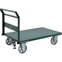 トラスコ中山 TRUSCO 鋼鉄製運搬車 1200X750 アルティミットウレタンキャスター ストッパー付 PH-1AUSS 1台（直送品）