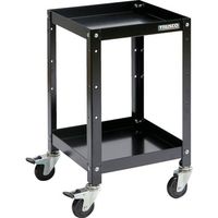 トラスコ中山 TRUSCO ツールワゴン ラビットワゴン 360×360 ゴム車輪 ブラック RBW-632 BK 1台 701-5412（直送品）