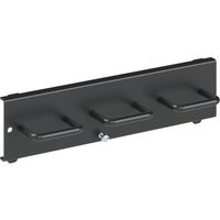 トラスコ中山 TRUSCO パンチングパネル用ペンチフック3連 黒 SF-3W-BK 1個 689-0843（直送品）